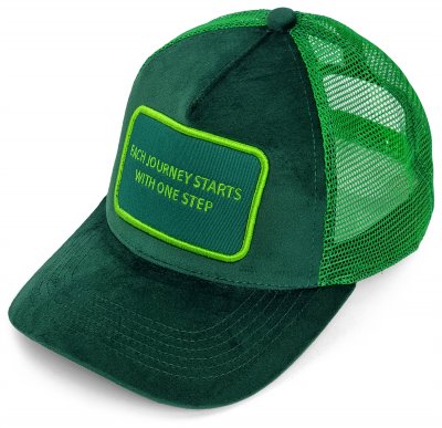 Caps - Gårda Velvet Trucker Journey (green)