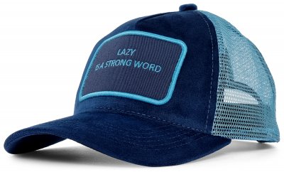Caps - Gårda Velvet Trucker Lazy (blue)