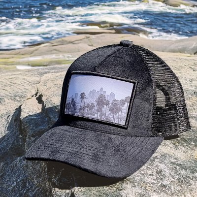 Caps - Gårda Velvet Trucker Los Angeles (black)