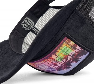 Caps - Gårda Velvet Trucker Miami Beach (black/multi)