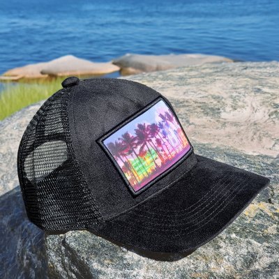 Caps - Gårda Velvet Trucker Miami Beach (black/multi)