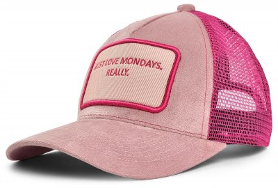 Caps - Gårda Velvet Trucker Mondays (pink)