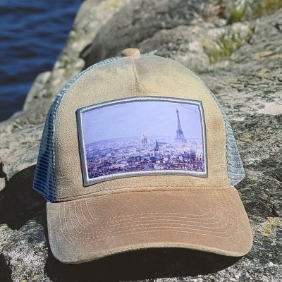 Caps - Gårda Velvet Trucker Paris (beige)