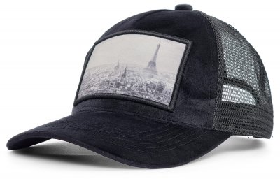 Caps - Gårda Velvet Trucker Paris (black)