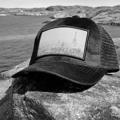 Caps - Gårda Velvet Trucker Paris (black)