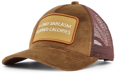 Caps - Gårda Velvet Trucker Sarcasm (brown)