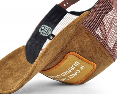 Caps - Gårda Velvet Trucker Sarcasm (brown)