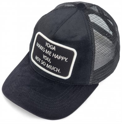 Caps - Gårda Velvet Trucker Yoga (black)