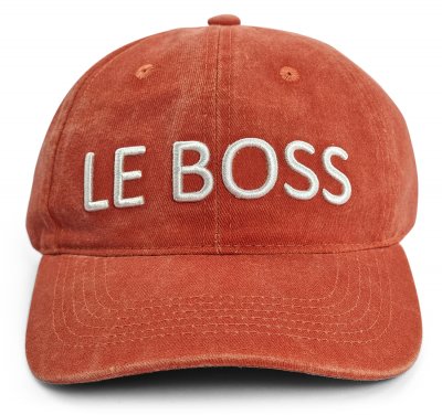 Cap - Gårda Le Boss Washed Cap (orange)