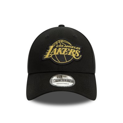 Caps - New Era Metallic Badge 940 Los Angeles Lakers (black)