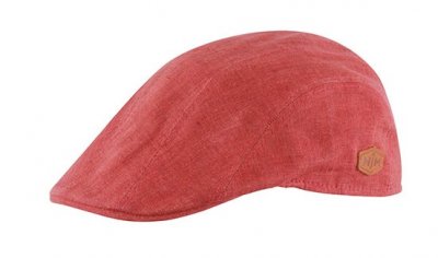 Flat cap - MJM Maddy Linen (red)