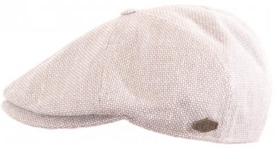 Flat cap - MJM Rebel Wool/Lin/Silk (beige)