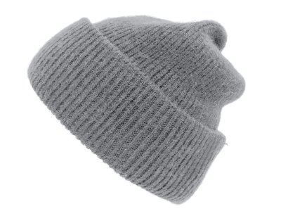 Beanies - Gårda Angora Beanie (light grey)