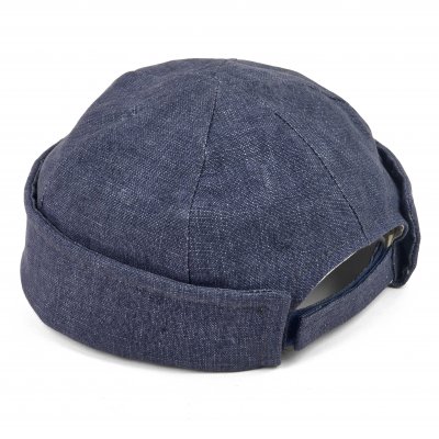 Beanies - Gårda Cavo Linen Docker Beanie (blue)