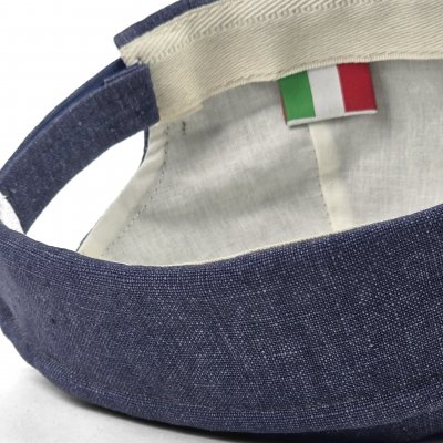 Beanies - Gårda Cavo Linen Docker Beanie (blue)