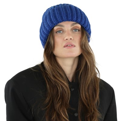 Beanies - Gårda Ebene Wool Mix Beanie (blue)