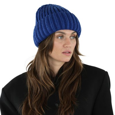 Beanies - Gårda Ebene Wool Mix Beanie (blue)