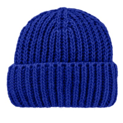 Beanies - Gårda Ebene Wool Mix Beanie (blue)