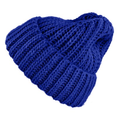 Beanies - Gårda Ebene Wool Mix Beanie (blue)