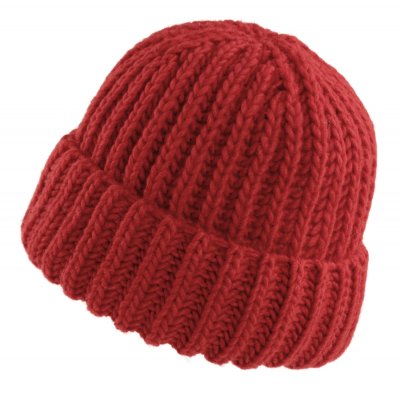 Beanies - Gårda Ebene Wool Mix Beanie (red)