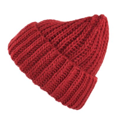 Beanies - Gårda Ebene Wool Mix Beanie (red)