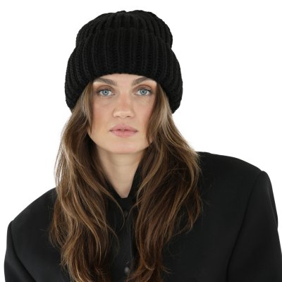 Beanies - Gårda Ebene Wool Mix Beanie (black)