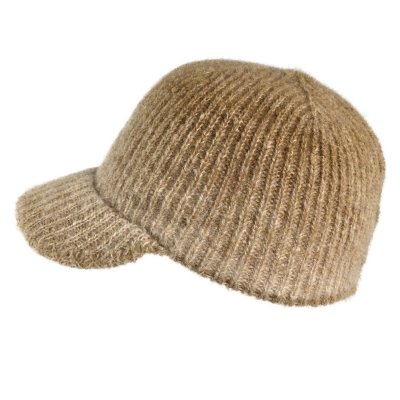 Beanies - Gårda Innsbruck Alpaca Mix Visor Beanie (camel)