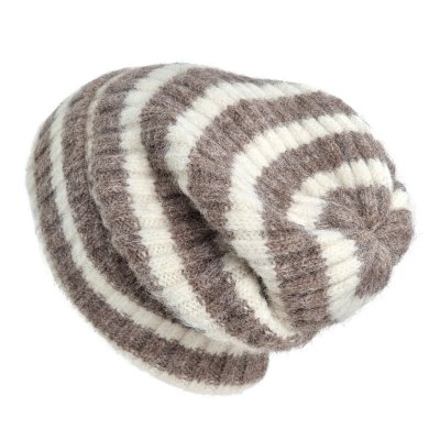 Beanies - Gårda Isfjord Slouch Beanie (khaki/white)