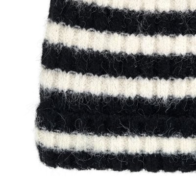Beanies - Gårda Isfjord Slouch Beanie (black/white)