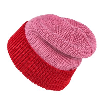 Beanies - Gårda St. Moritz Merino Wool Beanie (red/pink)
