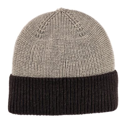 Beanies - Gårda St. Moritz Merino Wool Beanie (brown/beige)