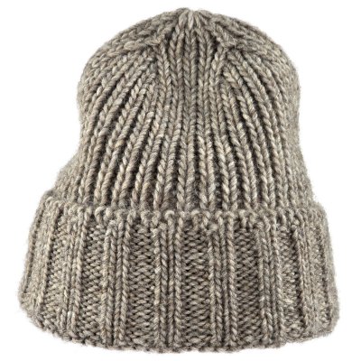 Beanies - Gårda Val d'Isère Wool Mix Beanie (dark beige)