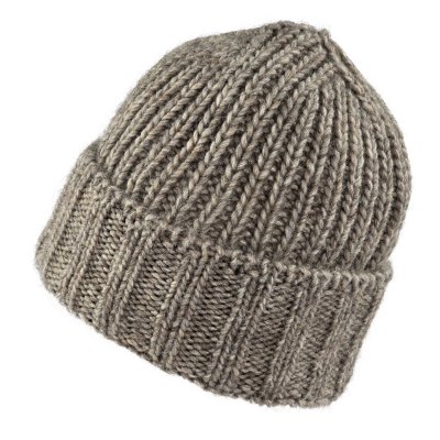Beanies - Gårda Val d'Isère Wool Mix Beanie (dark beige)