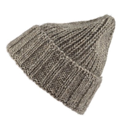 Beanies - Gårda Val d'Isère Wool Mix Beanie (dark beige)