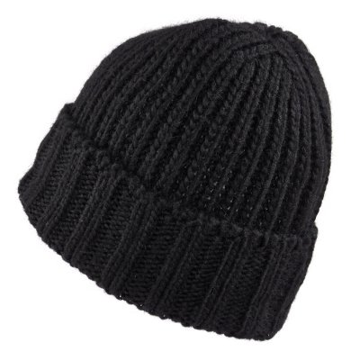 Beanies - Gårda Val d'Isère Wool Mix Beanie (black)