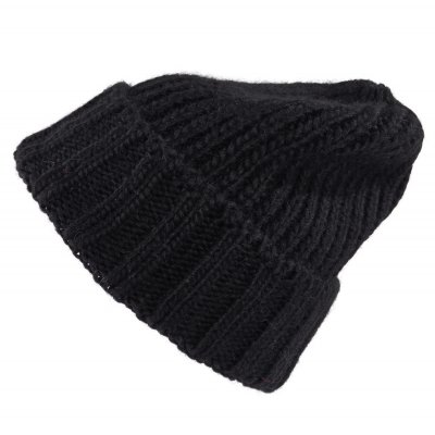 Beanies - Gårda Val d'Isère Wool Mix Beanie (black)