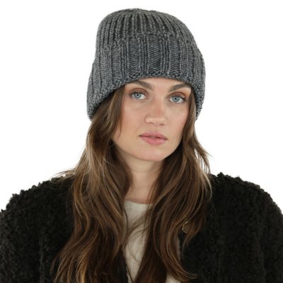 Beanies - Gårda Val d'Isère Wool Mix Beanie (grey)