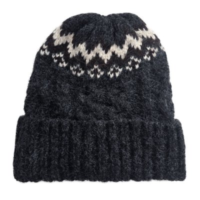 Beanies - Gårda Vallanes Wool Mix Beanie (dark grey)