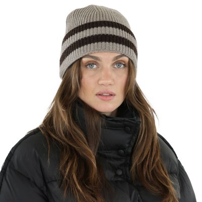 Beanies - Gårda Champéry Cashmere Mix Beanie (brown/beige)