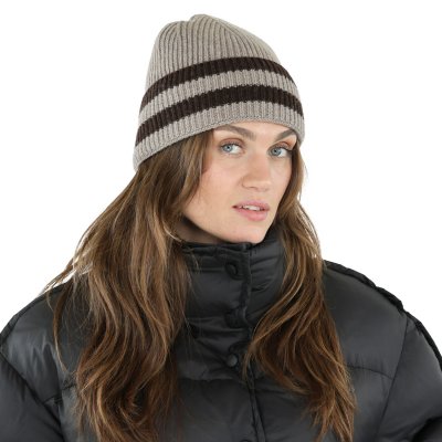 Beanies - Gårda Champéry Cashmere Mix Beanie (brown/beige)