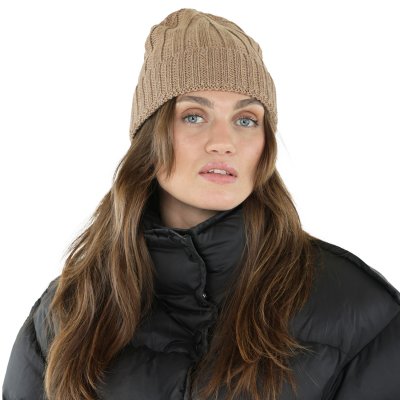 Beanies - Gårda Lenzerheide Merino Wool Beanie (beige)