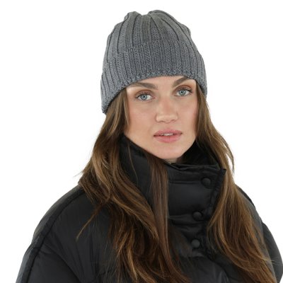 Beanies - Gårda Lenzerheide Merino Wool Beanie (grey)