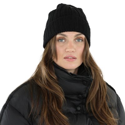 Beanies - Gårda Lenzerheide Merino Wool Beanie (black)