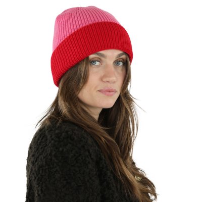 Beanies - Gårda St. Moritz Merino Wool Beanie (red/pink)