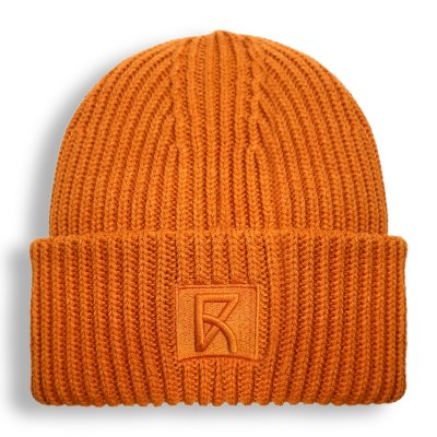 Beanies - Gårda Knitted Beanie (orange)