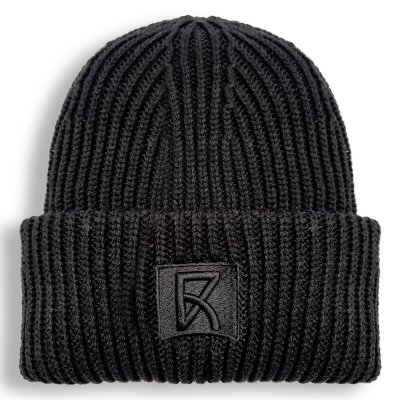 Beanies - Gårda Knitted Beanie (black)