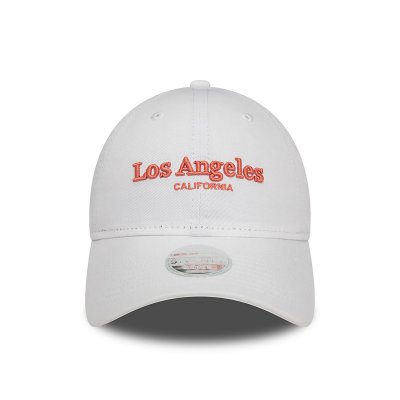 Caps - New Era Los Angeles Wordmark 9TWENTY (white)