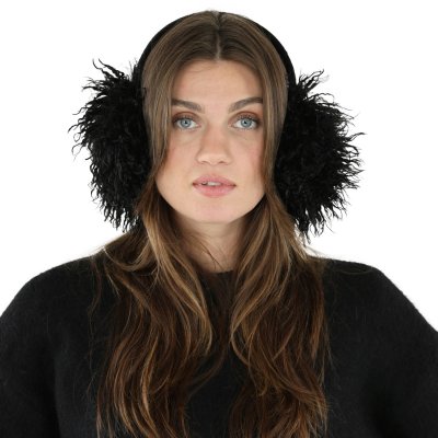Ear warmers - Gårda Avola Faux Fur Ear Muffs (black)