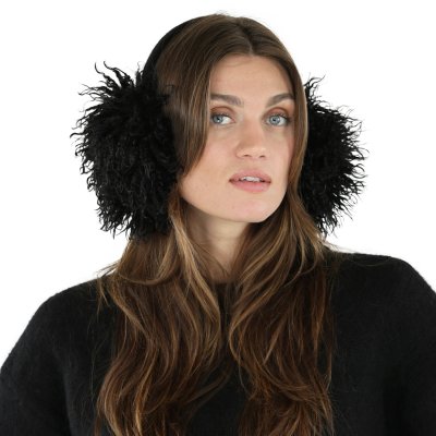 Ear warmers - Gårda Avola Faux Fur Ear Muffs (black)
