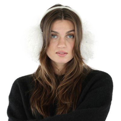 Ear warmers - Gårda Avola Faux Fur Ear Muffs (white)